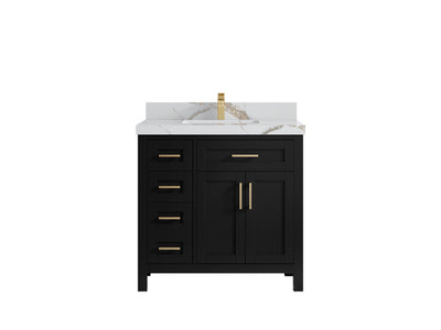 Cambridge 36 in. W x 22 in. D Single Center Sink Bathroom vanity - Willow Bath and Vanity
