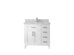 Cambridge 36 in. W x 22 in. D Single Center Sink Bathroom Vanity - photo 38