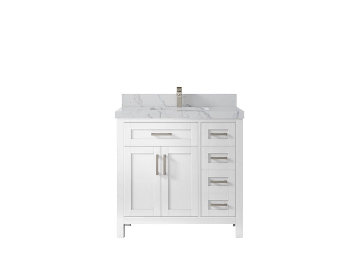 Cambridge 36 in. W x 22 in. D Single Center Sink Bathroom Vanity - photo 44