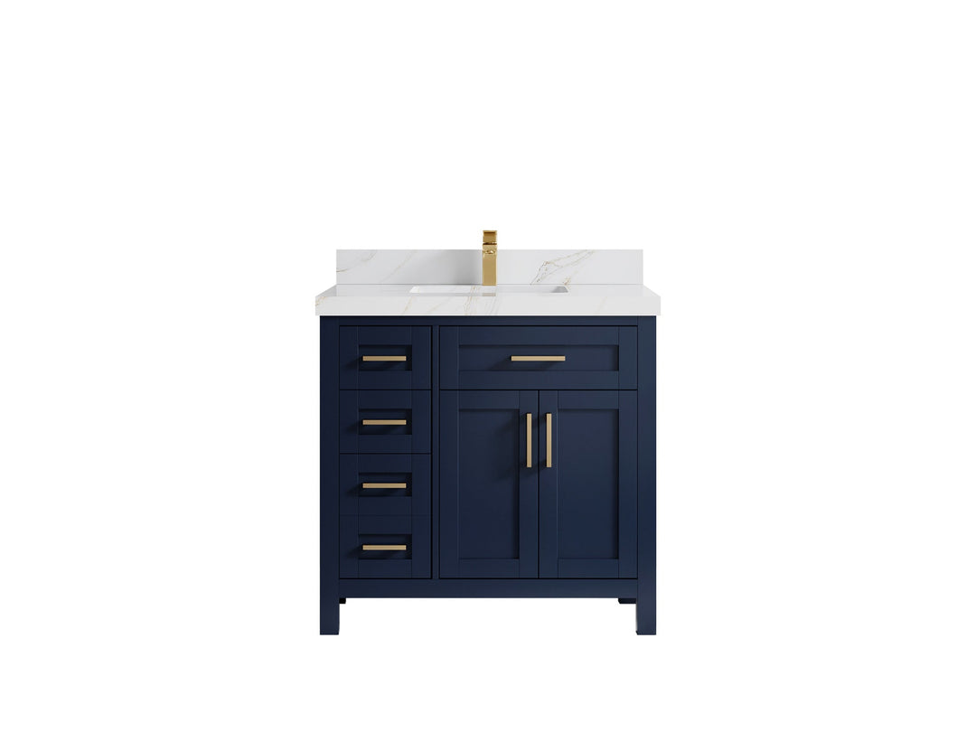 Cambridge 36 in. W x 22 in. D Single Center Sink Bathroom vanity - Willow Bath and Vanity