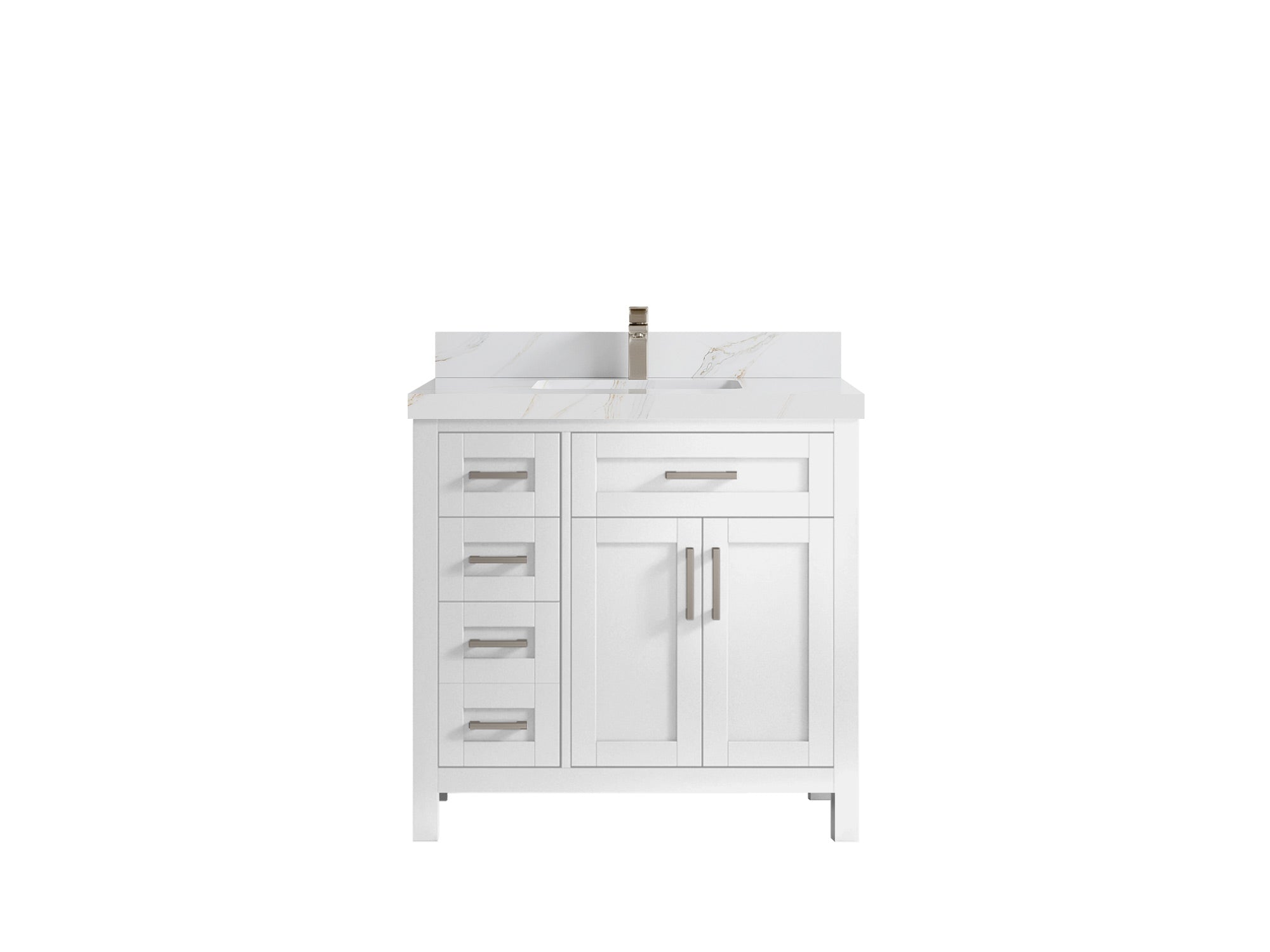 Cambridge 36 in. W x 22 in. D Single Center Sink Bathroom vanity - Willow Bath and Vanity