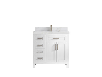 Cambridge 36 in. W x 22 in. D Single Center Sink Bathroom vanity - Willow Bath and Vanity