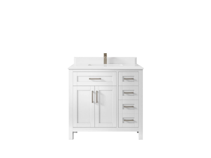 Cambridge 36 in. W x 22 in. D Single Center Sink Bathroom Vanity - photo 30