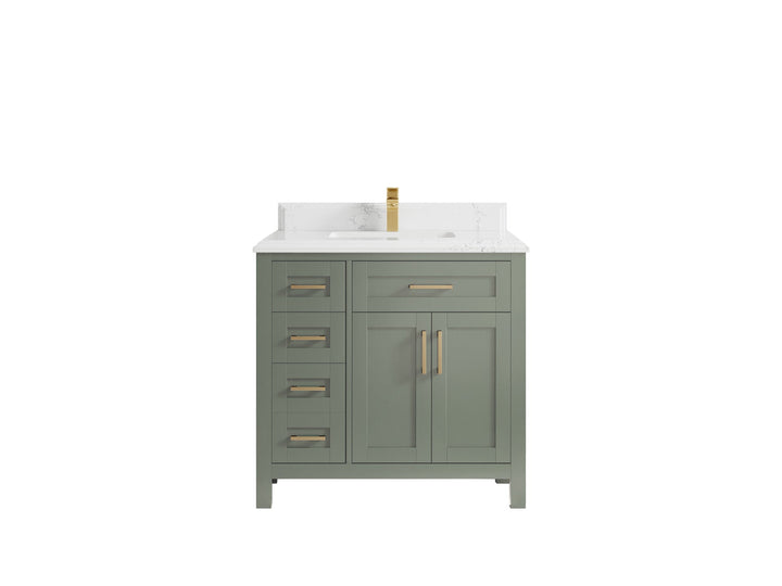 Cambridge 36 in. W x 22 in. D Single Center Sink Bathroom vanity - photo 37