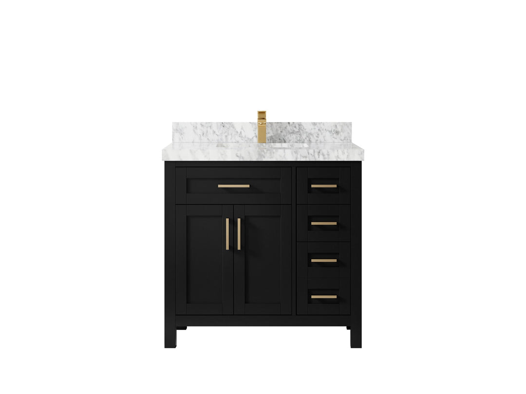 Cambridge 36 in. W x 22 in. D Single Center Sink Bathroom Vanity - Willow Bath and Vanity