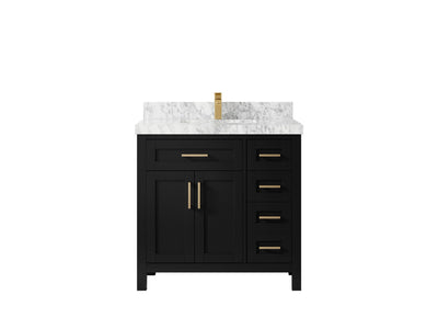 Cambridge 36 in. W x 22 in. D Single Center Sink Bathroom Vanity - Willow Bath and Vanity