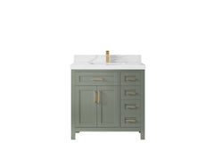 Cambridge 36 in. W x 22 in. D Single Center Sink Bathroom Vanity - photo 13