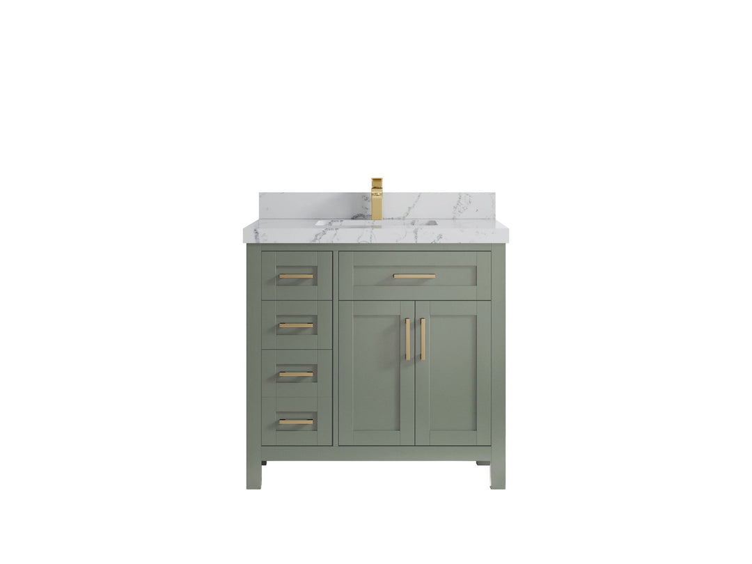 Cambridge 36 in. W x 22 in. D Single Center Sink Bathroom vanity - Willow Bath and Vanity