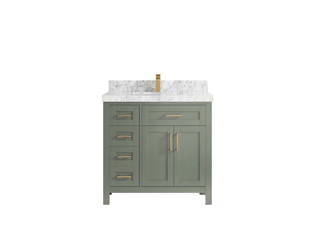 Cambridge 36 in. W x 22 in. D Single Center Sink Bathroom vanity - Willow Bath and Vanity