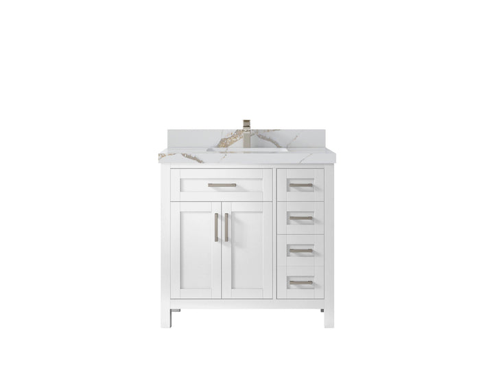 Cambridge 36 in. W x 22 in. D Single Center Sink Bathroom Vanity - photo 50