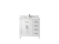 Cambridge 36 in. W x 22 in. D Single Center Sink Bathroom Vanity - photo 14