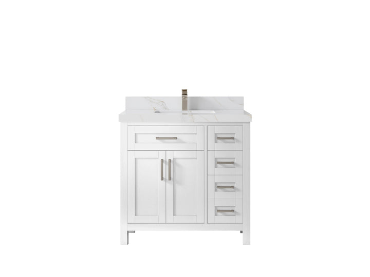 Cambridge 36 in. W x 22 in. D Single Center Sink Bathroom Vanity - photo 20
