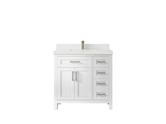 Cambridge 36 in. W x 22 in. D Single Center Sink Bathroom Vanity - photo 40