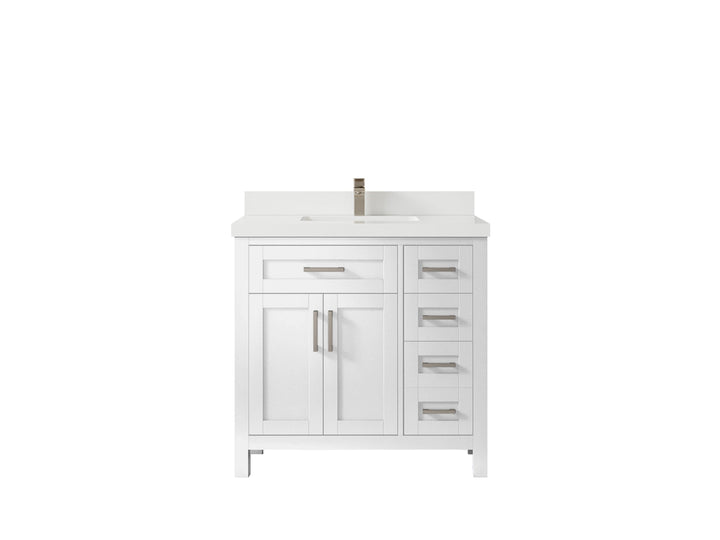 Cambridge 36 in. W x 22 in. D Single Center Sink Bathroom Vanity - photo 46