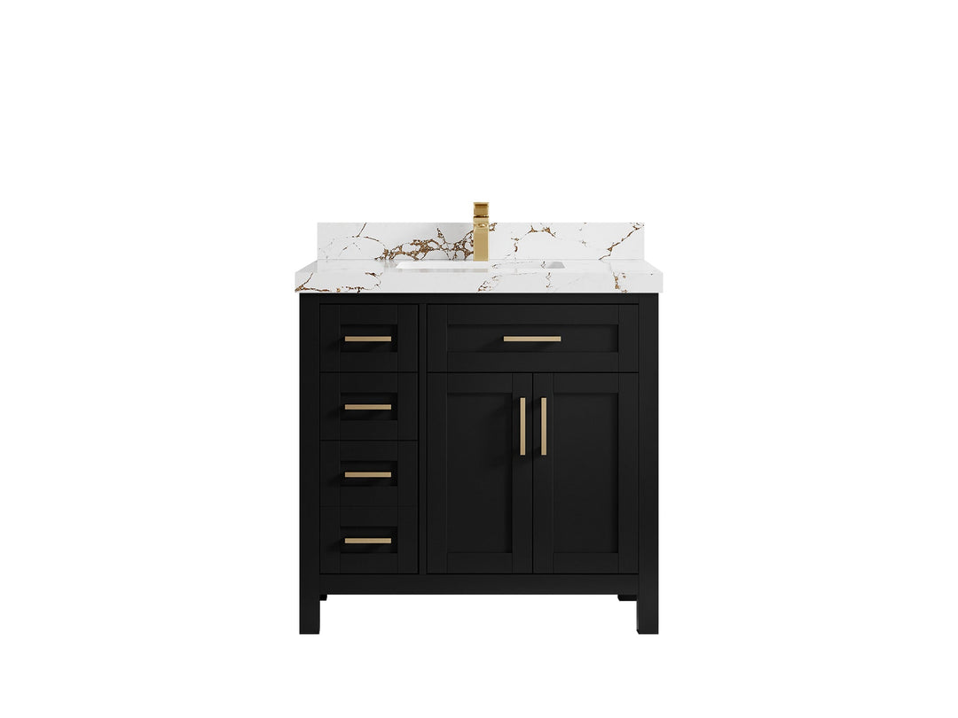 Cambridge 36 in. W x 22 in. D Single Center Sink Bathroom vanity - Willow Bath and Vanity