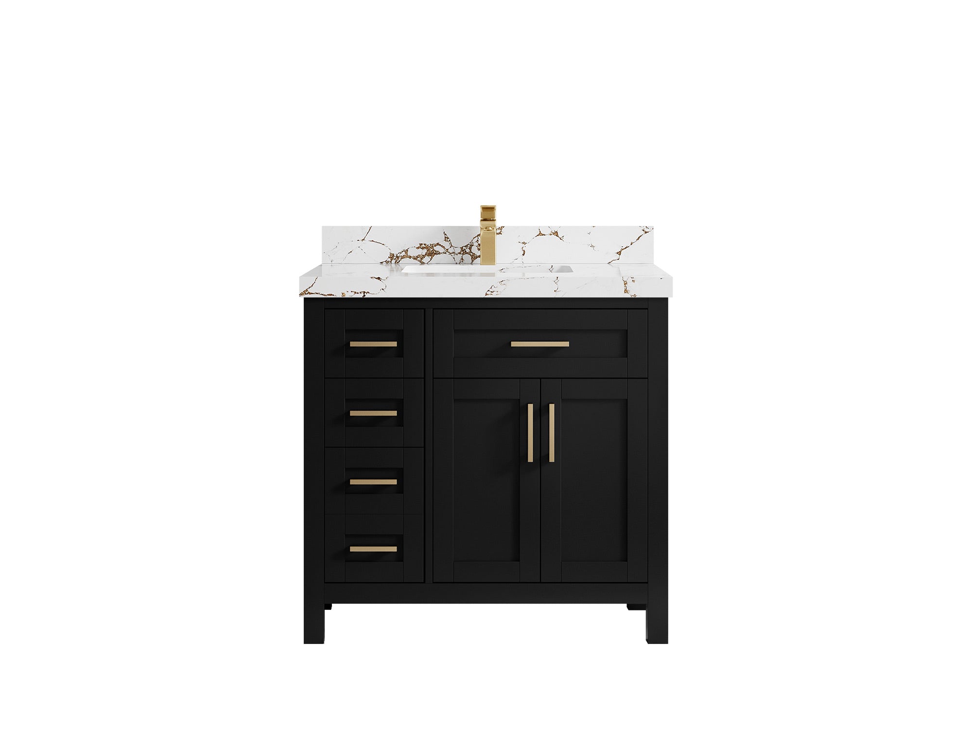 Cambridge 36 in. W x 22 in. D Single Center Sink Bathroom vanity - Willow Bath and Vanity