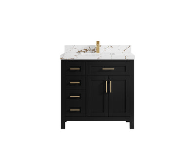 Cambridge 36 in. W x 22 in. D Single Center Sink Bathroom vanity - Willow Bath and Vanity