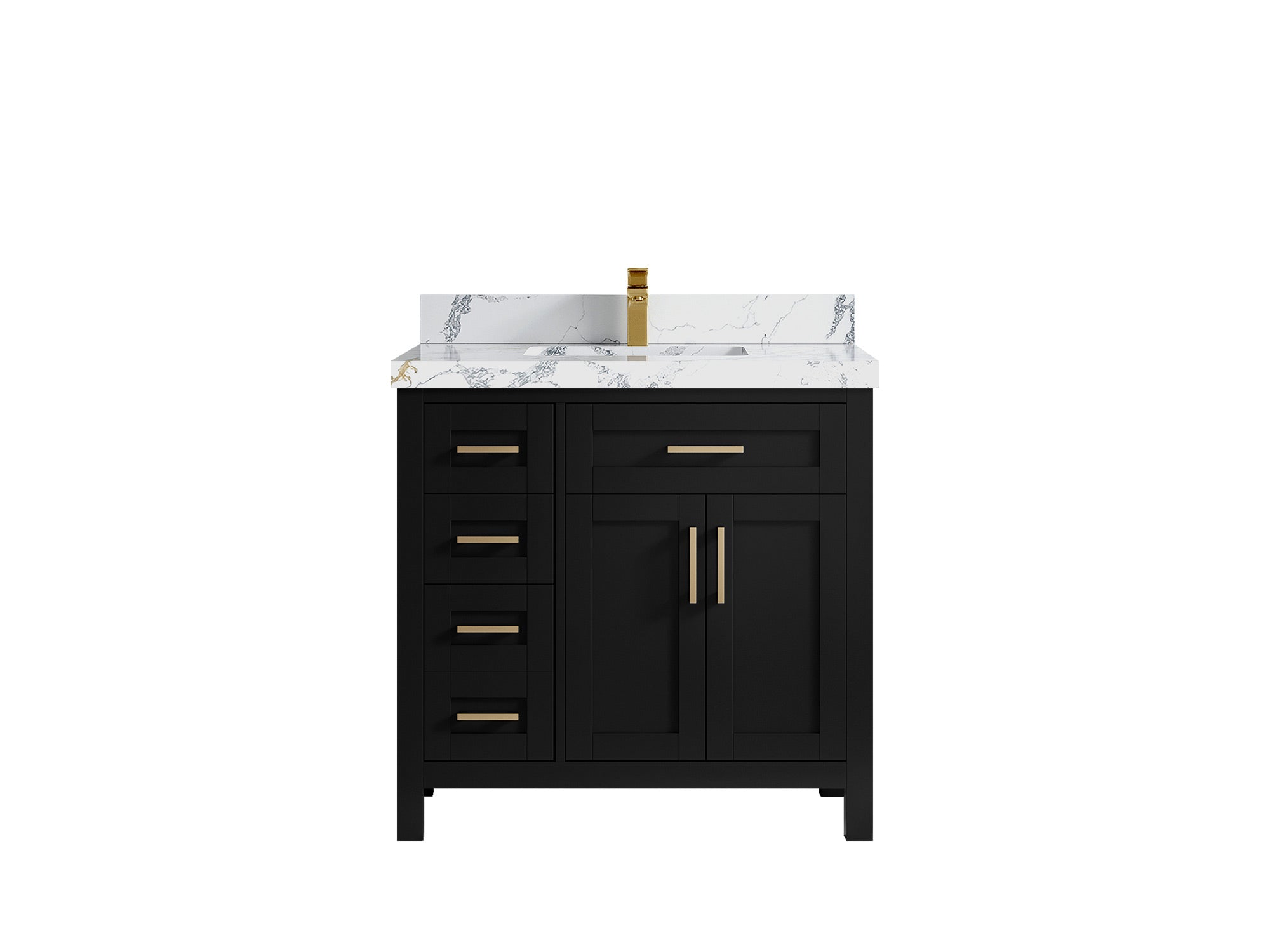Cambridge 36 in. W x 22 in. D Single Center Sink Bathroom vanity - Willow Bath and Vanity