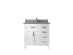 Cambridge 36 in. W x 22 in. D Single Center Sink Bathroom Vanity - photo 30