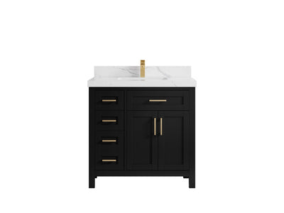 Cambridge 36 in. W x 22 in. D Single Center Sink Bathroom vanity - Willow Bath and Vanity
