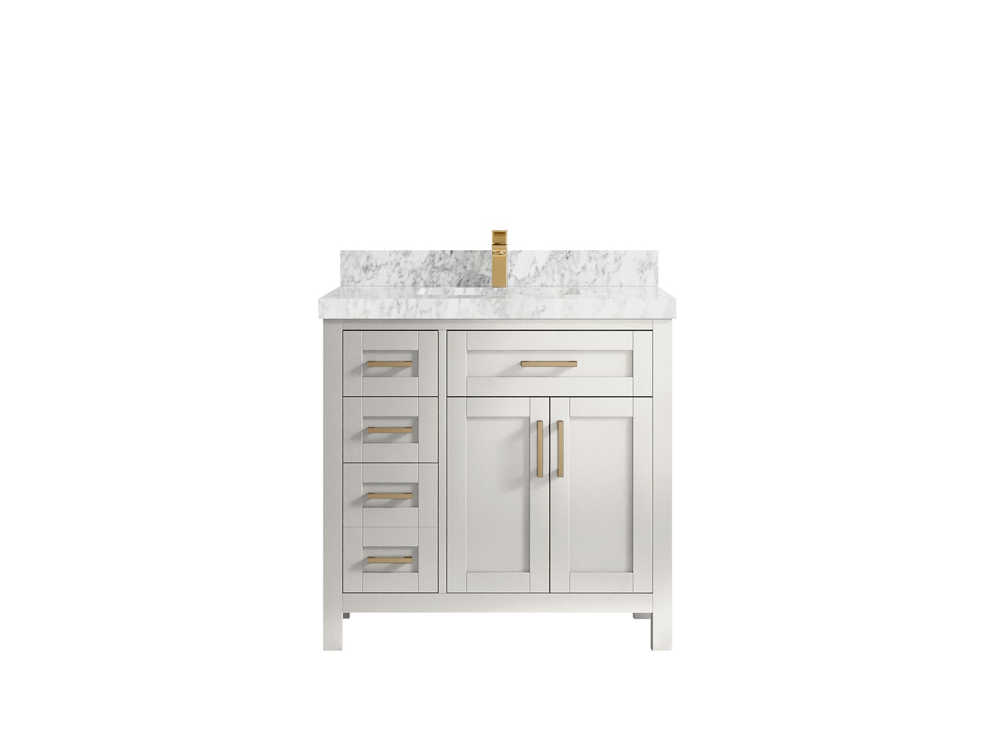 Cambridge 36 in. W x 22 in. D Single Center Sink Bathroom vanity - Willow Bath and Vanity