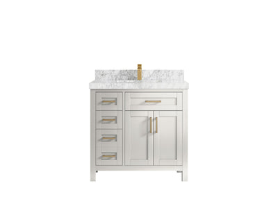 Cambridge 36 in. W x 22 in. D Single Center Sink Bathroom vanity - Willow Bath and Vanity