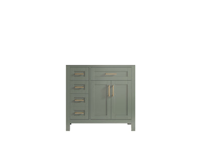 Cambridge 36 in. W x 22 in. D Single Center Sink Bathroom vanity - Willow Bath and Vanity