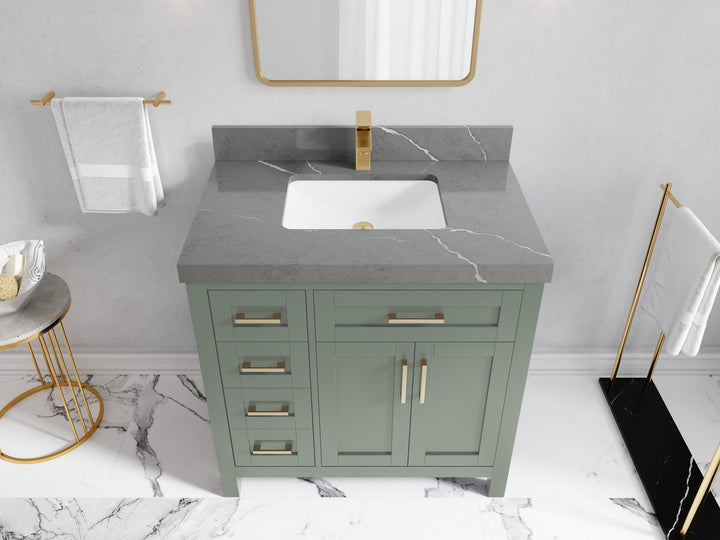 Cambridge 36 in. W x 22 in. D Single Center Sink Bathroom vanity - photo 44