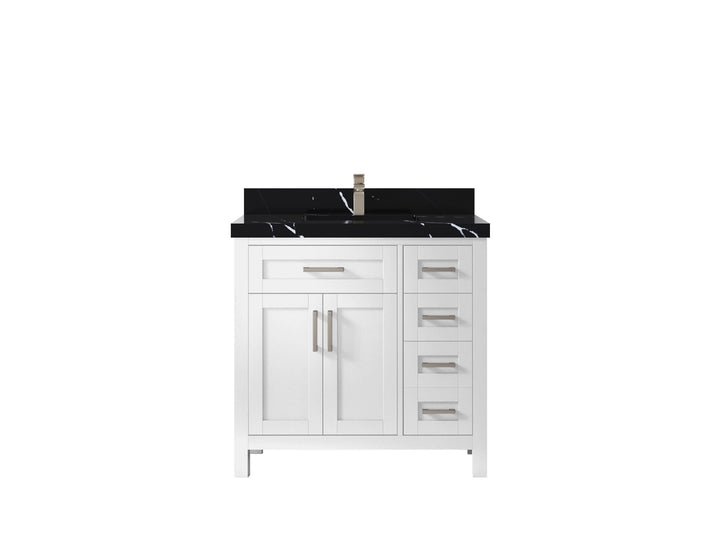 Cambridge 36 in. W x 22 in. D Single Center Sink Bathroom Vanity - photo 48