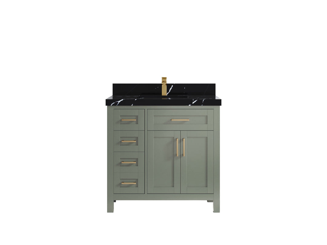 Cambridge 36 in. W x 22 in. D Single Center Sink Bathroom vanity - Willow Bath and Vanity