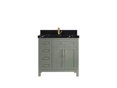 Cambridge 36 in. W x 22 in. D Single Center Sink Bathroom vanity - Willow Bath and Vanity