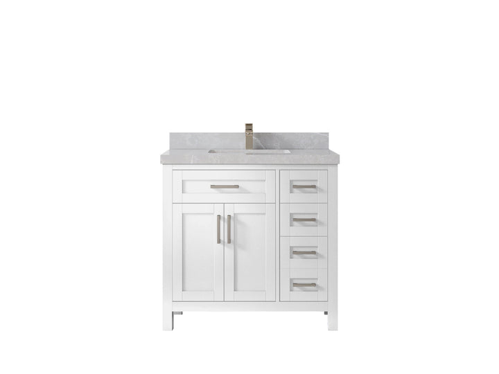 Cambridge 36 in. W x 22 in. D Single Center Sink Bathroom Vanity - photo 34