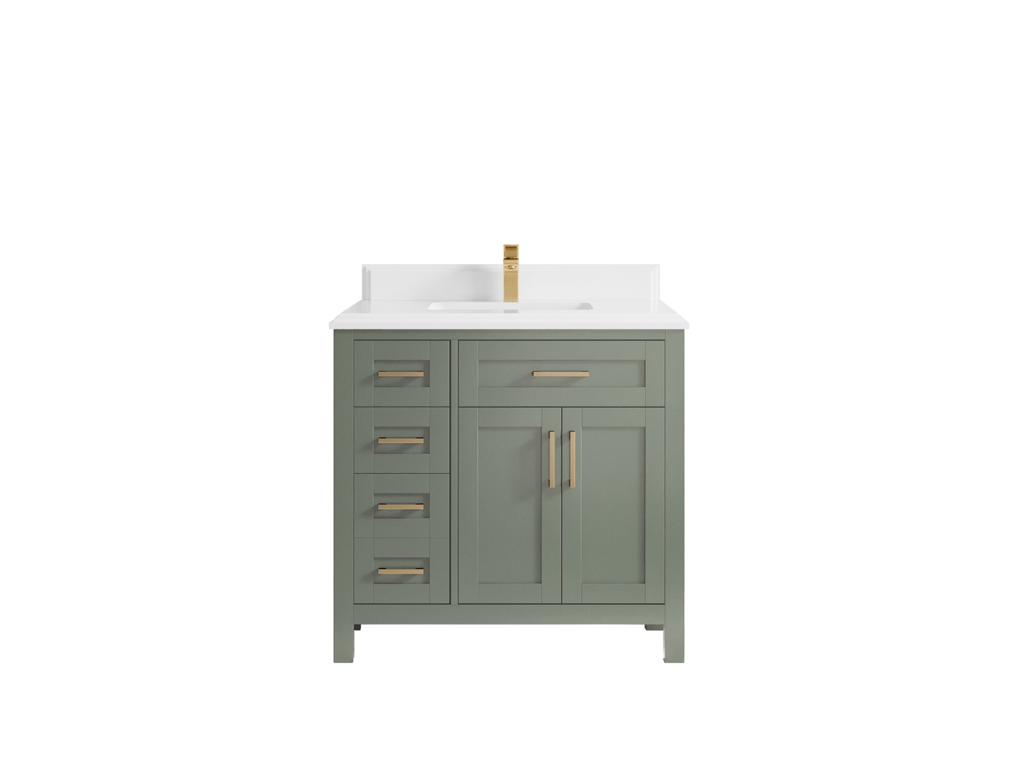Cambridge 36 in. W x 22 in. D Single Center Sink Bathroom vanity - Willow Bath and Vanity