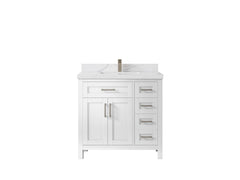 Cambridge 36 in. W x 22 in. D Single Center Sink Bathroom Vanity - photo 8