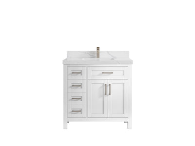Cambridge 36 in. W x 22 in. D Single Center Sink Bathroom vanity - Willow Bath and Vanity