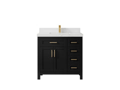 Cambridge 36 in. W x 22 in. D Single Center Sink Bathroom Vanity - photo 34