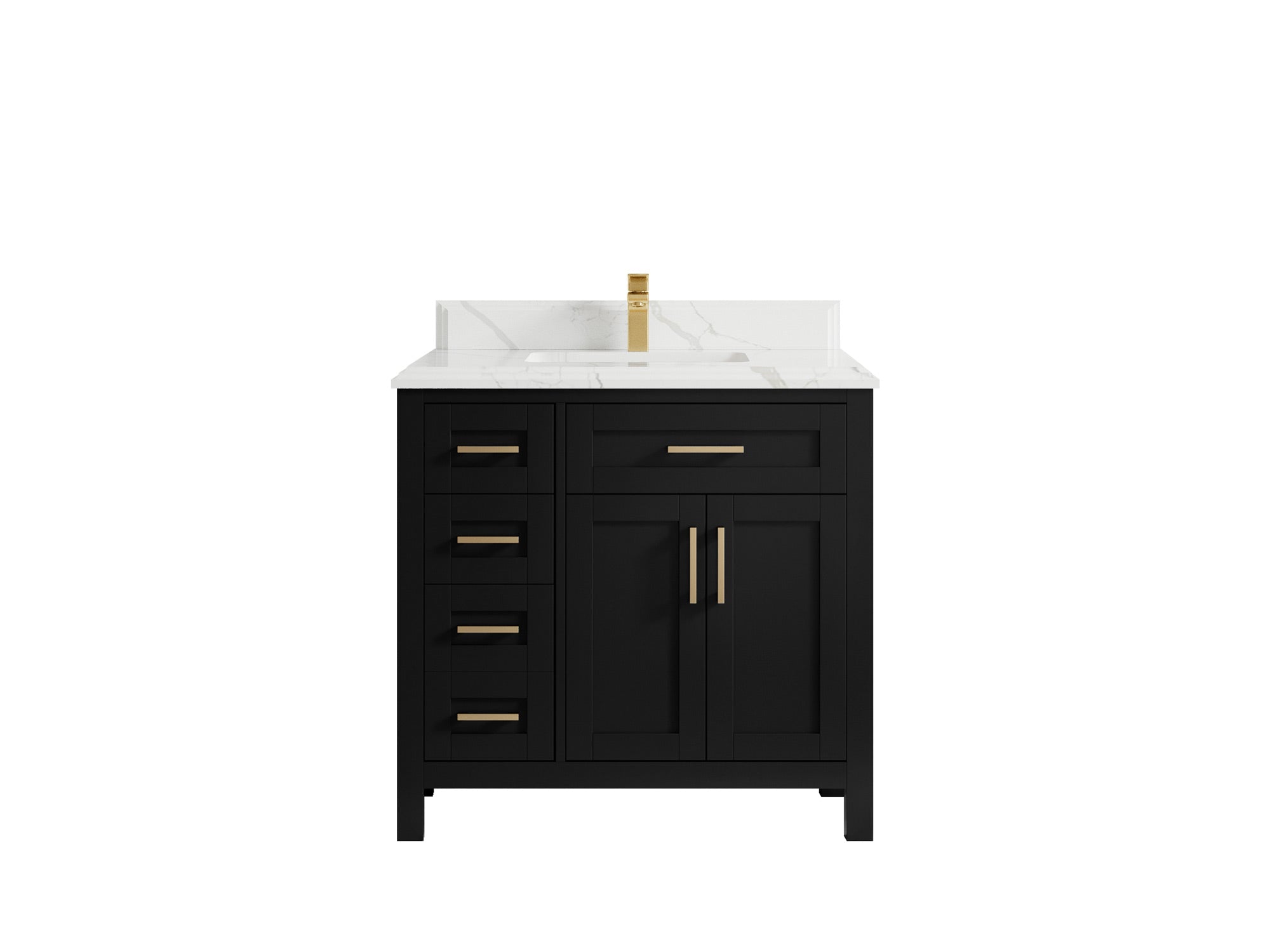 Cambridge 36 in. W x 22 in. D Single Center Sink Bathroom vanity - Willow Bath and Vanity