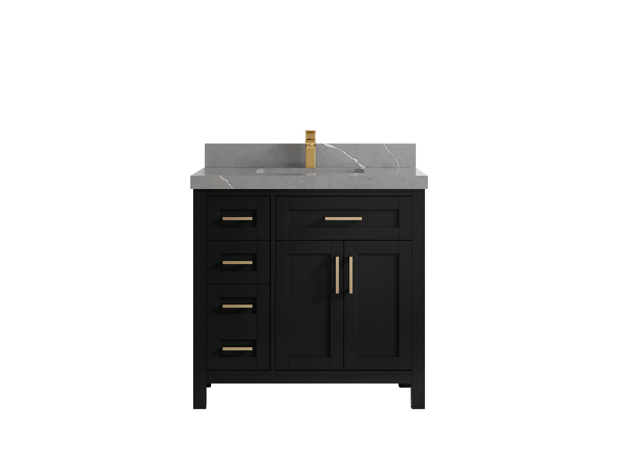 Cambridge 36 in. W x 22 in. D Single Center Sink Bathroom vanity - Willow Bath and Vanity