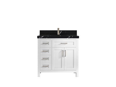 Cambridge 36 in. W x 22 in. D Single Center Sink Bathroom vanity - Willow Bath and Vanity