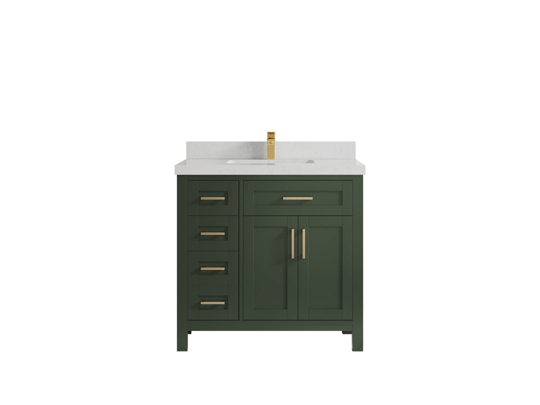 Cambridge 36 in. W x 22 in. D Single Center Sink Bathroom vanity - Willow Bath and Vanity