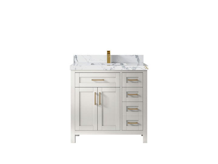 Cambridge 36 in. W x 22 in. D Single Center Sink Bathroom Vanity - photo 31