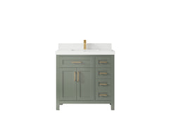Cambridge 36 in. W x 22 in. D Single Center Sink Bathroom Vanity - photo 7
