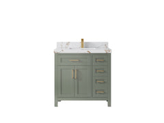 Cambridge 36 in. W x 22 in. D Single Center Sink Bathroom Vanity - photo 35