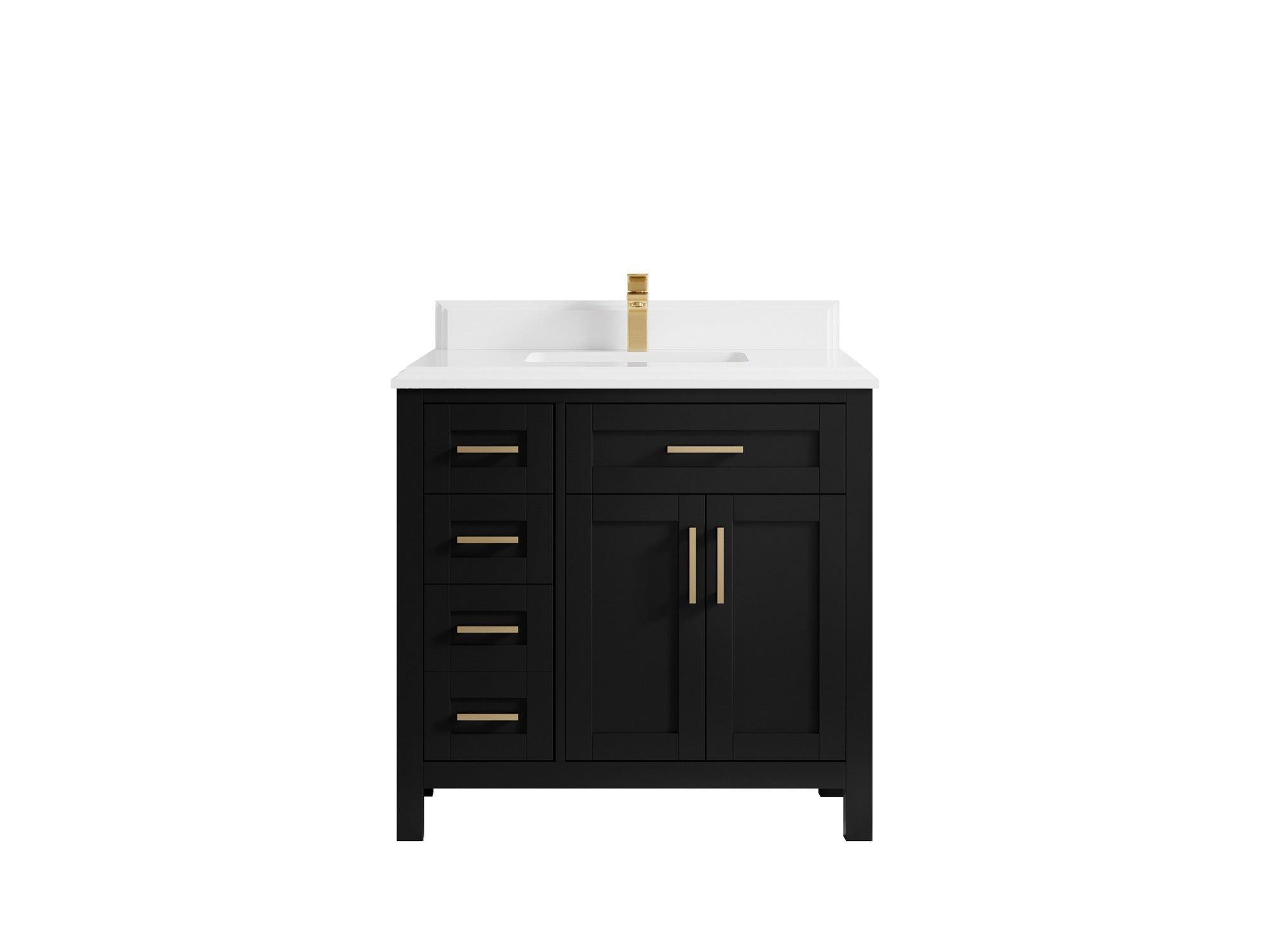 Cambridge 36 in. W x 22 in. D Single Center Sink Bathroom vanity - Willow Bath and Vanity