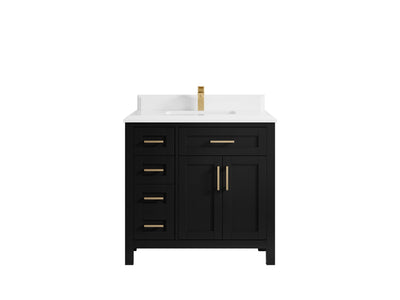 Cambridge 36 in. W x 22 in. D Single Center Sink Bathroom vanity - Willow Bath and Vanity