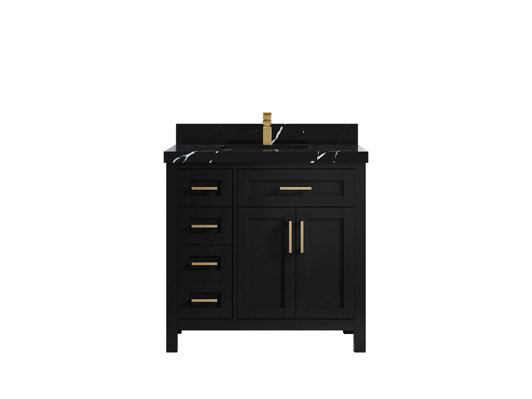 Cambridge 36 in. W x 22 in. D Single Center Sink Bathroom vanity - Willow Bath and Vanity