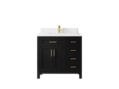 Cambridge 36 in. W x 22 in. D Single Center Sink Bathroom Vanity - photo 32