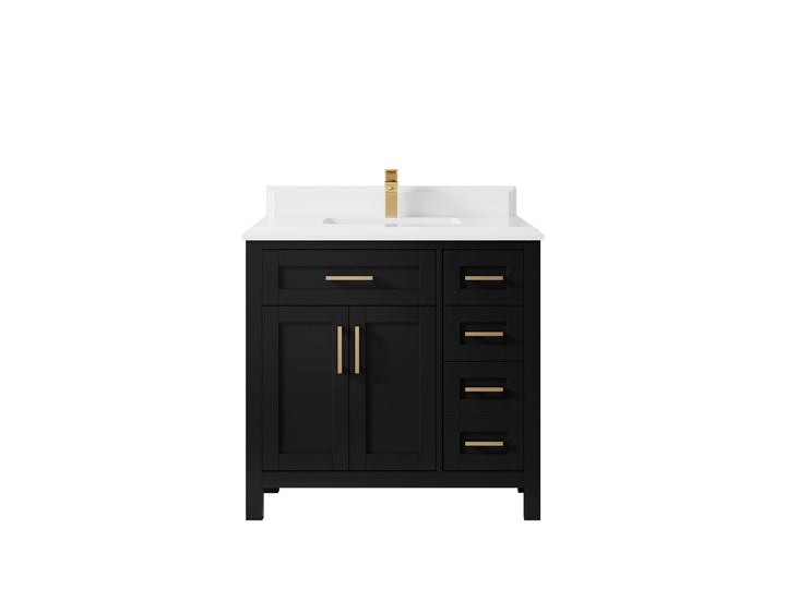 Cambridge 36 in. W x 22 in. D Single Center Sink Bathroom Vanity - photo 38