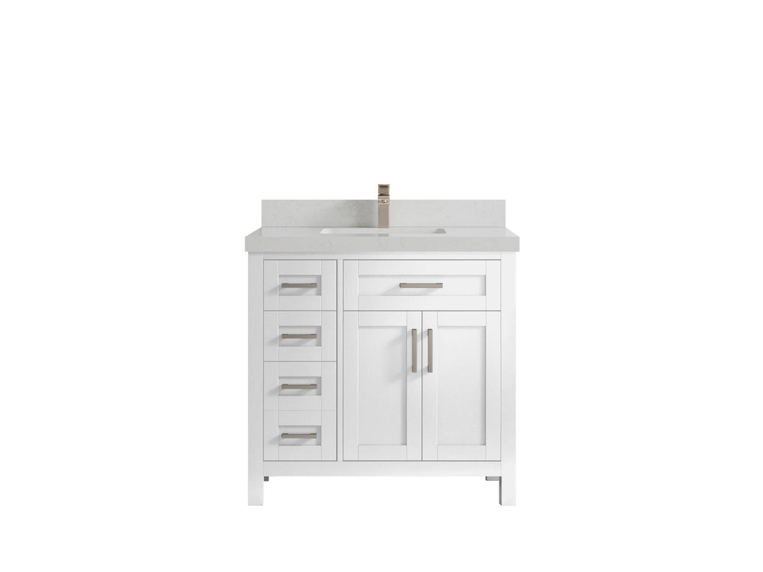 Cambridge 36 in. W x 22 in. D Single Center Sink Bathroom vanity - Willow Bath and Vanity