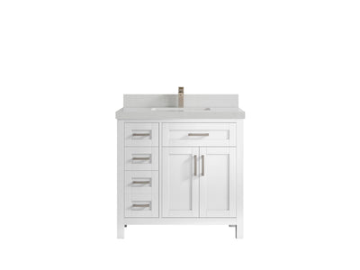 Cambridge 36 in. W x 22 in. D Single Center Sink Bathroom vanity - Willow Bath and Vanity